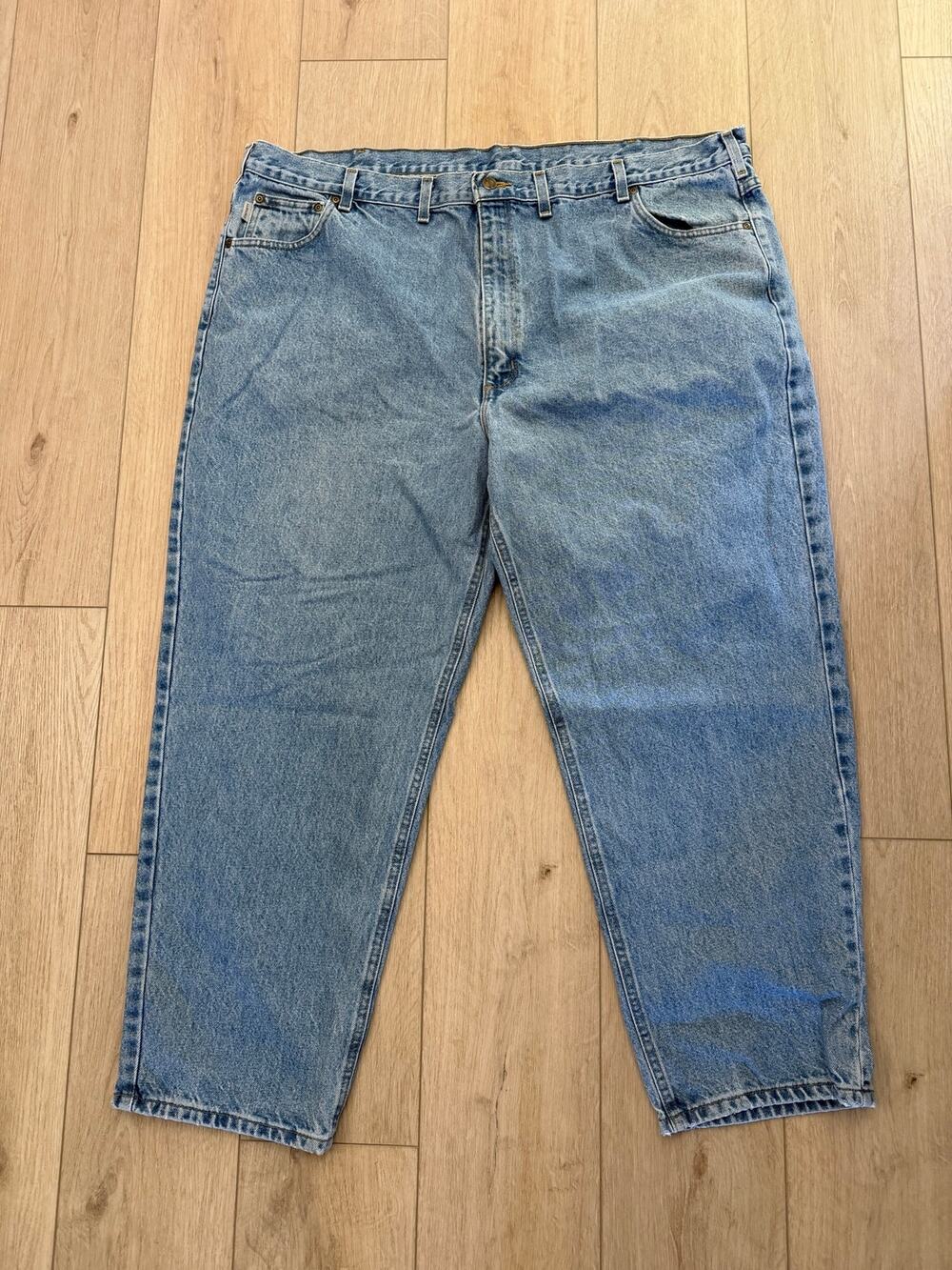 Carhartt Men's B17-STW Relaxed Fit Straight Leg Jeans Size 50x30